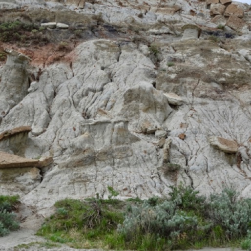 Rocks along the route